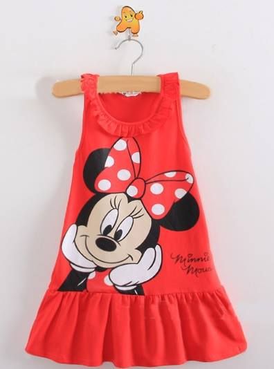 Vestido Minnie Vermelho